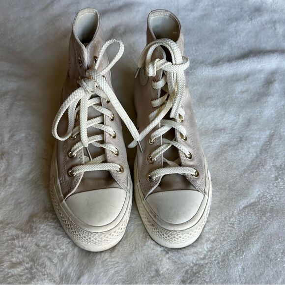 Converse Desert Sand Festival Platform Sneakers Women’s Size 6.5 - Picture 5 of 16